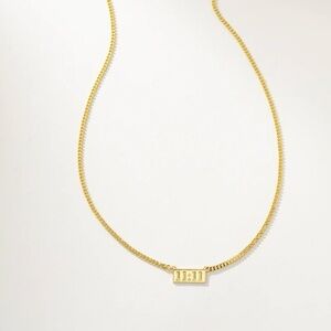 Uncommon James 11:11 gold pendant